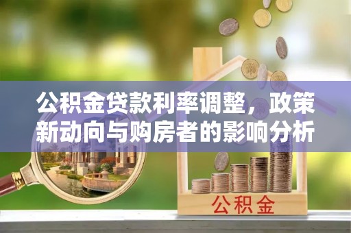 冷水江公积金贷款利率调整，政策新动向与购房者的影响分析