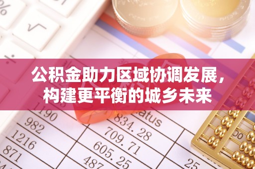 冷水江公积金助力区域协调发展，构建更平衡的城乡未来