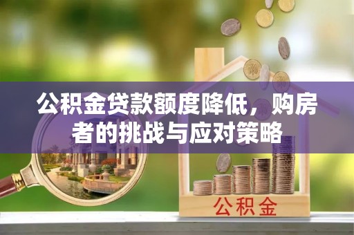 冷水江公积金贷款额度降低，购房者的挑战与应对策略
