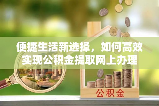 冷水江便捷生活新选择，如何高效实现公积金提取网上办理