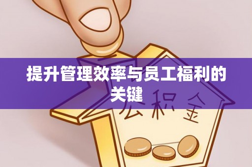 冷水江提升管理效率与员工福利的关键