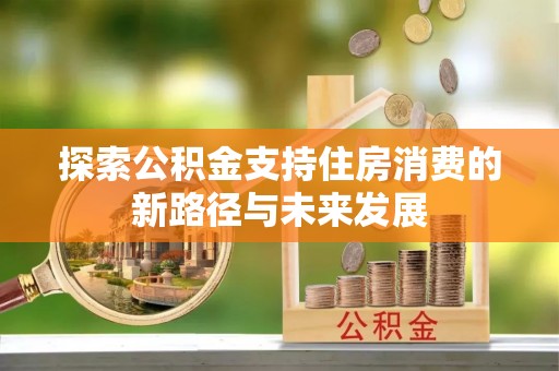 冷水江探索公积金支持住房消费的新路径与未来发展