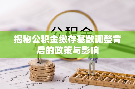 冷水江揭秘公积金缴存基数调整背后的政策与影响