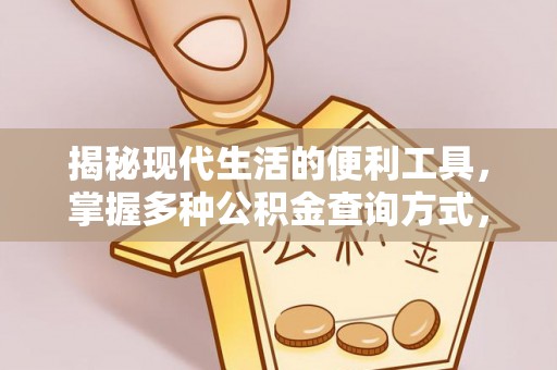 冷水江揭秘现代生活的便利工具，掌握多种公积金查询方式，让财富管理更轻松
