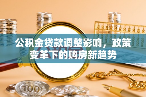 冷水江公积金贷款调整影响，政策变革下的购房新趋势