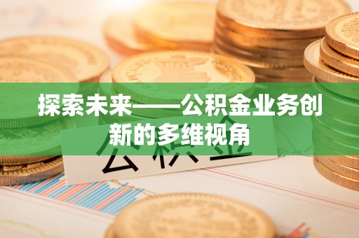 冷水江探索未来——公积金业务创新的多维视角