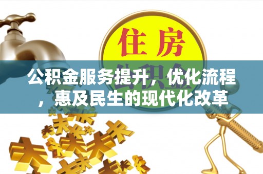 冷水江公积金服务提升，优化流程，惠及民生的现代化改革